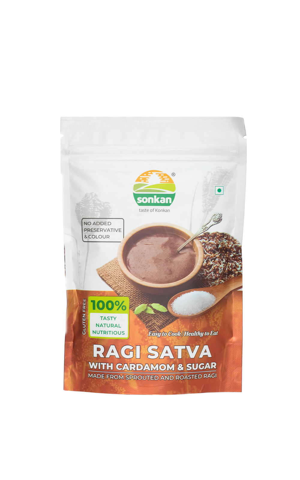 Ragi Satva with Sugar