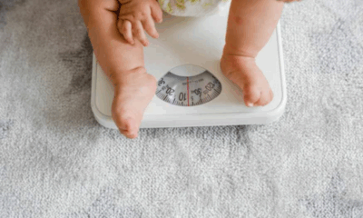 Healthy child gaining weight appropriately for age